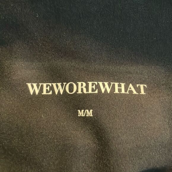 WeWoreWhat Athletic 6" Seamless Biker Short Solid Black M - Picture 7 of 10